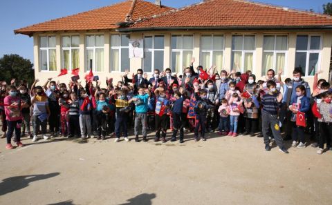 YTB Başkanı Eren, Kuzey Makedonya'da Yörük Köylerini Ziyaret Etti