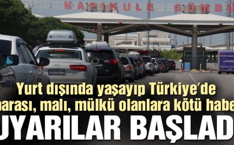 Hesapların bildirimde ilk şok gurbetçi emekliye