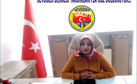 SEVGİDER DERNEĞİ YARDIMLARIYLA GÖZ DOLDURUYOR...