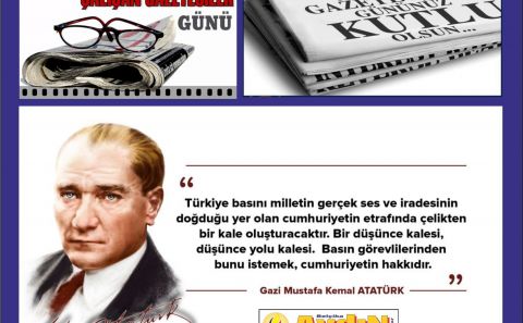 10 Ocak Çalışan Gazeteciler Günü Kutlu Olsun