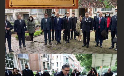 ŞEHİT DİPLOMAT DURSUN AKSOY BRÜKSEL'DE ANILDI...