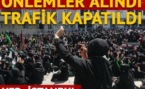 Şehit edilen Hz. Hüseyin ve 71 yakını için Küçükçekmece'de anma töreni düzenlendi