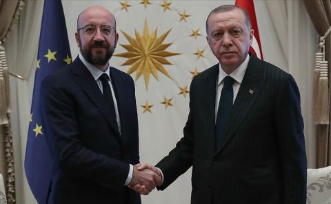 Cumhurbaşkanı Erdoğan, AB Konseyi Başkanı Michel ile telefonda görüştü
