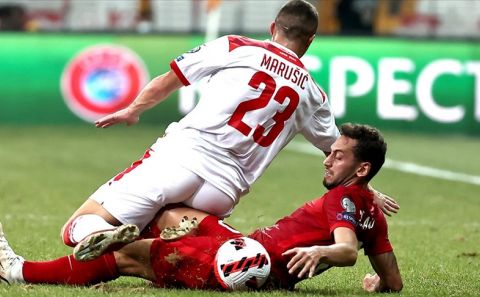 Ay-yıldızlı Milliler Dünya Kupası yolunda Karadağ ile 2-2 berabere kaldı