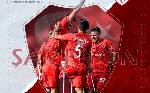 Ampute Futbol Milli Takımı üst üste ikinci kez Avrupa Şampiyonu