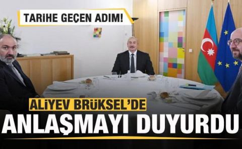 Azerbaycan'dan tarihi hamle! Aliyev anlaşmayı duyurdu