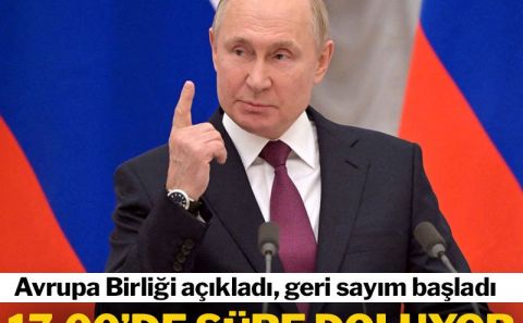 ABâ€™den Rusyaâ€™ya süre: Geri sayım 17.00â€™de bitiyor