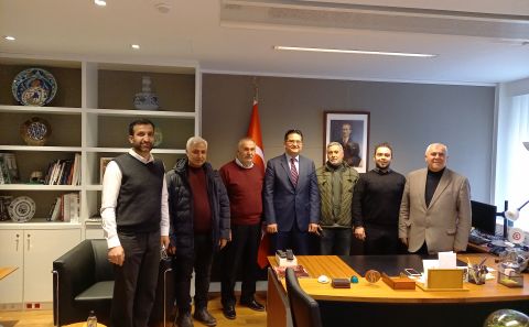~~BELÇİKA EHLİBEYT KURULUŞLARINDAN BAŞKONSOLOS UMUT DENİZE NEZAKET ZİYARETİ