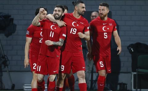 A Milli Futbol Takımı UEFA Uluslar Ligi'nde liderliğini sürdürdü