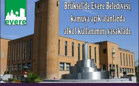 ~Belçika Brüksel Evere belediyesi açık alanlarda alkol yasağını genişletti