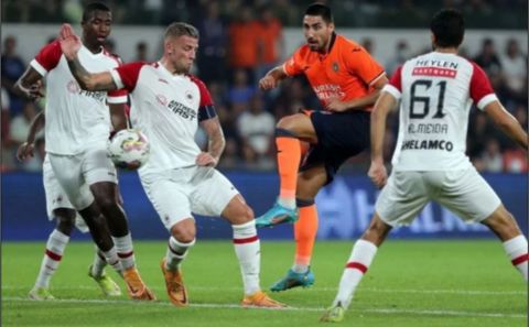 UEFA Avrupa Konferans Ligi'inde Başakşehir, Royal Antwerp ile yenişemedi!