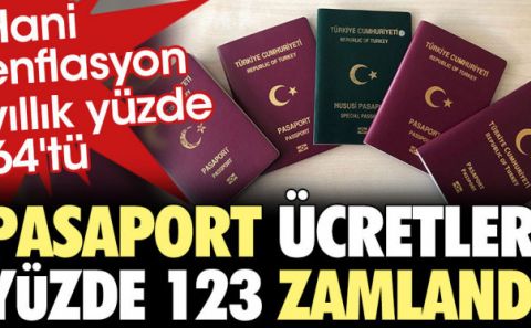 2023 yılı ile birlikte yurtdışında yaşayan vatandaşlarımız için Konsolosluklarda pasaport ücretleri de belli oldu