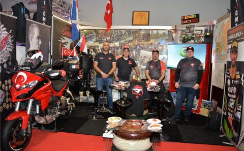 T-BIKERS Utrecht Motor fuarında Türkiyeâ€™yi Temsil Etti