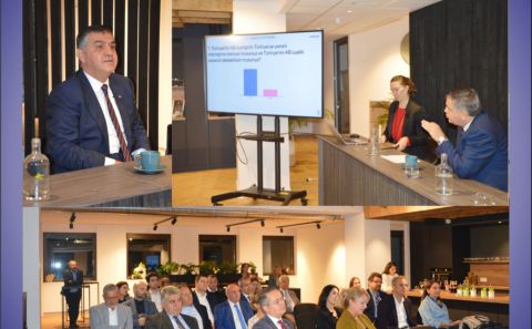 BÜYÜKELÇİ FARUK KAYMAKÇI'DAN TÖSED ÜYELERİNE KONFERANS