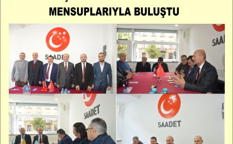 SP BURSA MİLLETVEKİLİ MEHMET ATMACA BELÇİKA YEREL TÜRK BASIN MENSUPLARIYLA BULUŞTU 
