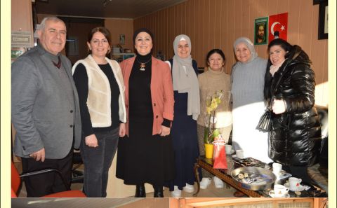 'TURKISH LADY DERNEĞİ'NDEN DERGİMİZ 'BELÇİKA AYDIN HABER'E NEZAKET ZİYARET