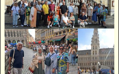 GÜZEL VATANIMIZDAN ‹VERTİGO TUR› İLE GELEN TÜRK KAFİLESİNİ BRÜKSEL›DE KARŞILAMANIN MUTLULUĞUNU YAŞADIK