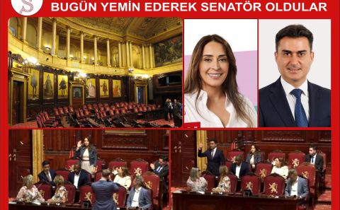 MİLLETVEKİLİ SEÇİLEN HASAN KOYUNCU VE ÖZLEM ÖZEN BUGÜN YEMİN EDEREK SENATÖR OLDULAR