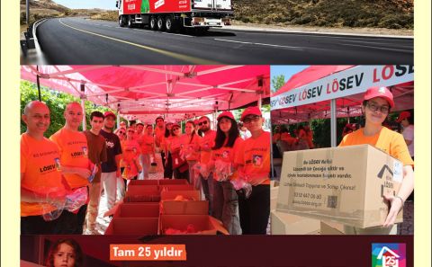LÖSEV İYİLİKLER TIRI DEPREM BÖLGESİNDE...