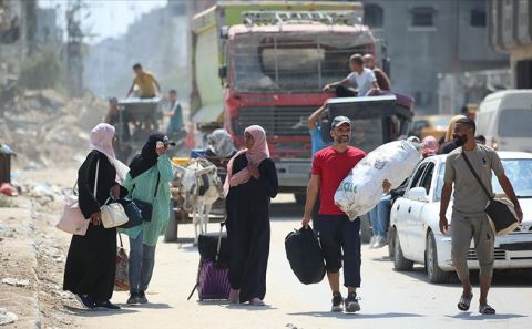İsrail'in Gazze'de 450 bin Filistinliyi göçe zorladığı belirtildi