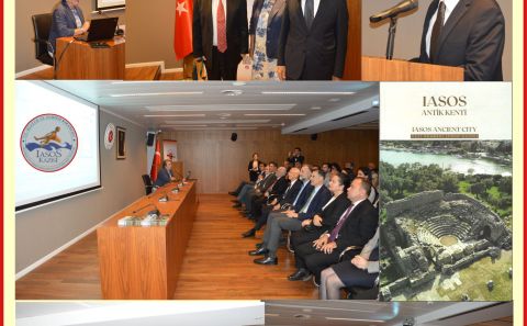 ‘IASOS ANTİK KENT KAZI ÇALIŞMALARI’YLA İLGİLİ KONFERANSA İLGİ BÜYÜKTÜ
