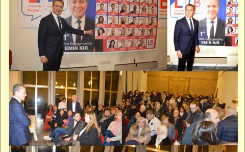 Başkan Emir Kır:  «Saint Josseliler için yeniden seçime gidiyoruz ve ezici bir çoğunlukla tekrar geleceğiz"