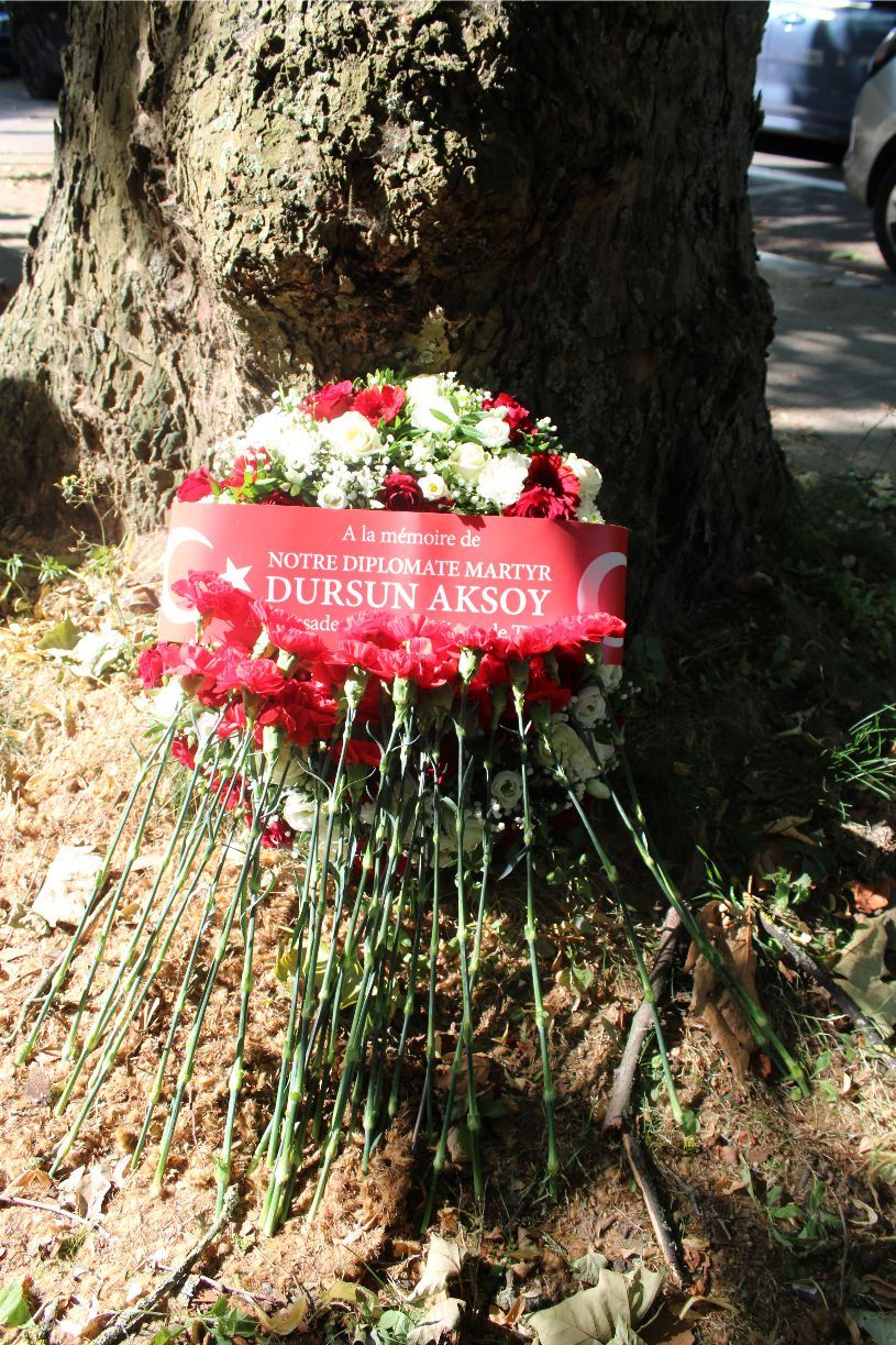 Şehit Diplomat Dursun Aksoy, Aile Bireylerinin de katılımıyla Şehit edildiği yerde Anıldı