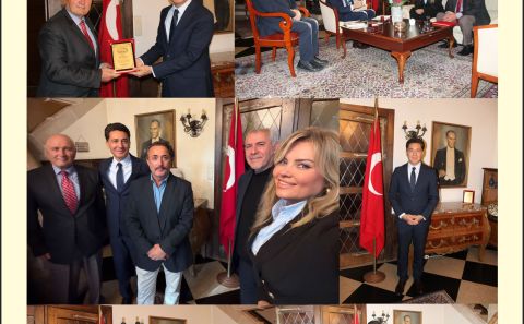 BTMB'DEN T.C. ANVERS BAŞKONSOLOSU SİNAN YEŞİLDAĞ'A 'HOŞ GELDİN' ZİYARETİ