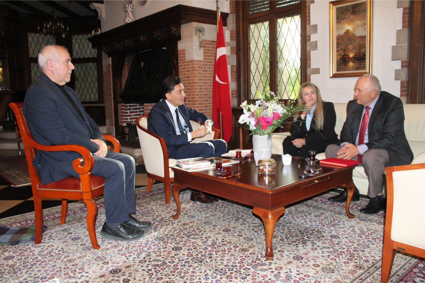 BTMB'DEN T.C. ANVERS BAŞKONSOLOSU SİNAN YEŞİLDAĞ'A 'HOŞ GELDİN' ZİYARETİ