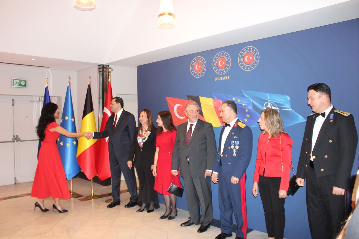 Brüksel'de Türk temsilcilikleri, Cumhuriyet Bayramı için ortak resepsiyon verdi