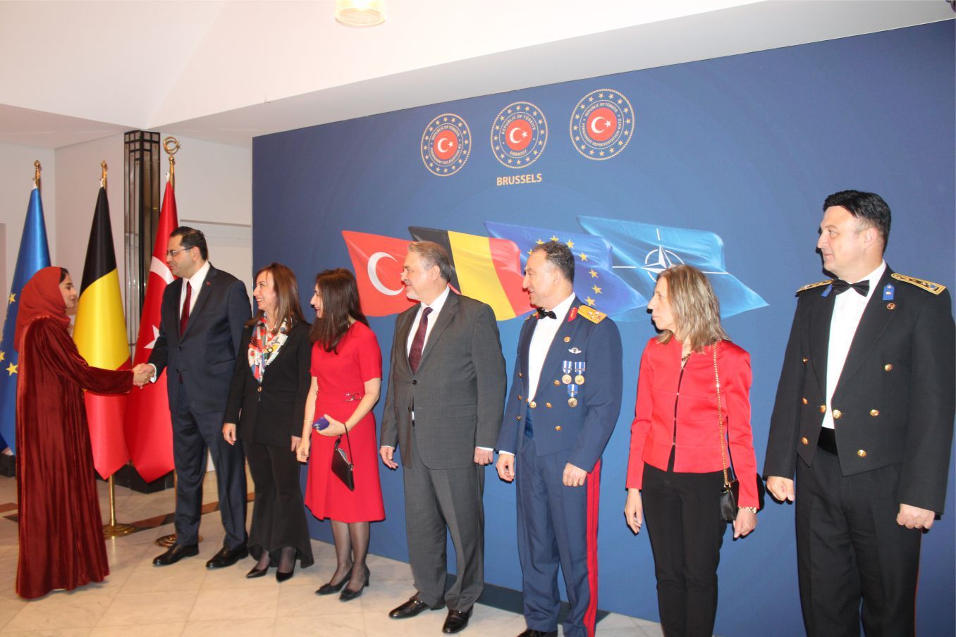Brüksel'de Türk temsilcilikleri, Cumhuriyet Bayramı için ortak resepsiyon verdi