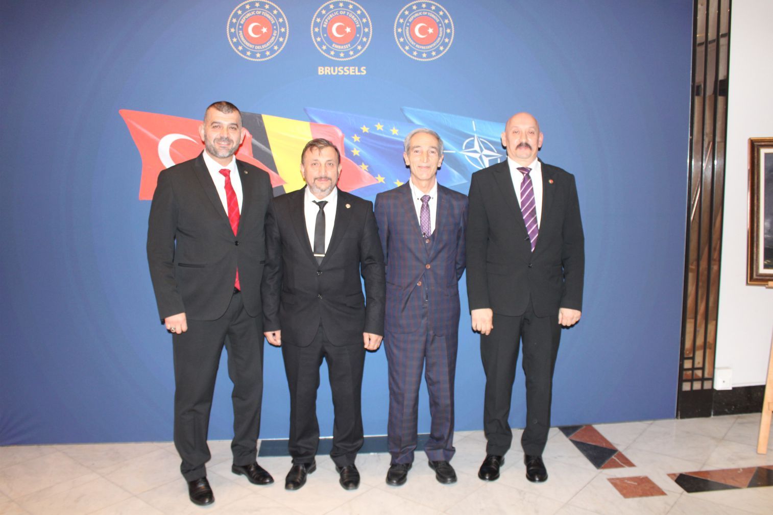 Brüksel'de Türk temsilcilikleri, Cumhuriyet Bayramı için ortak resepsiyon verdi