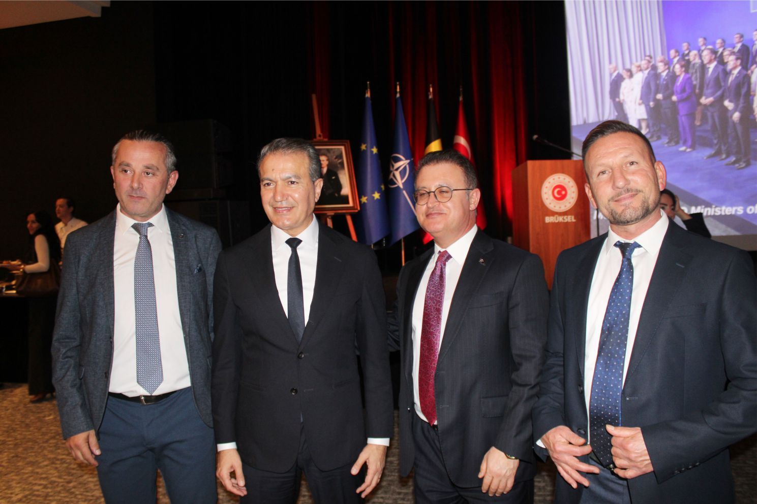 Brüksel'de Türk temsilcilikleri, Cumhuriyet Bayramı için ortak resepsiyon verdi